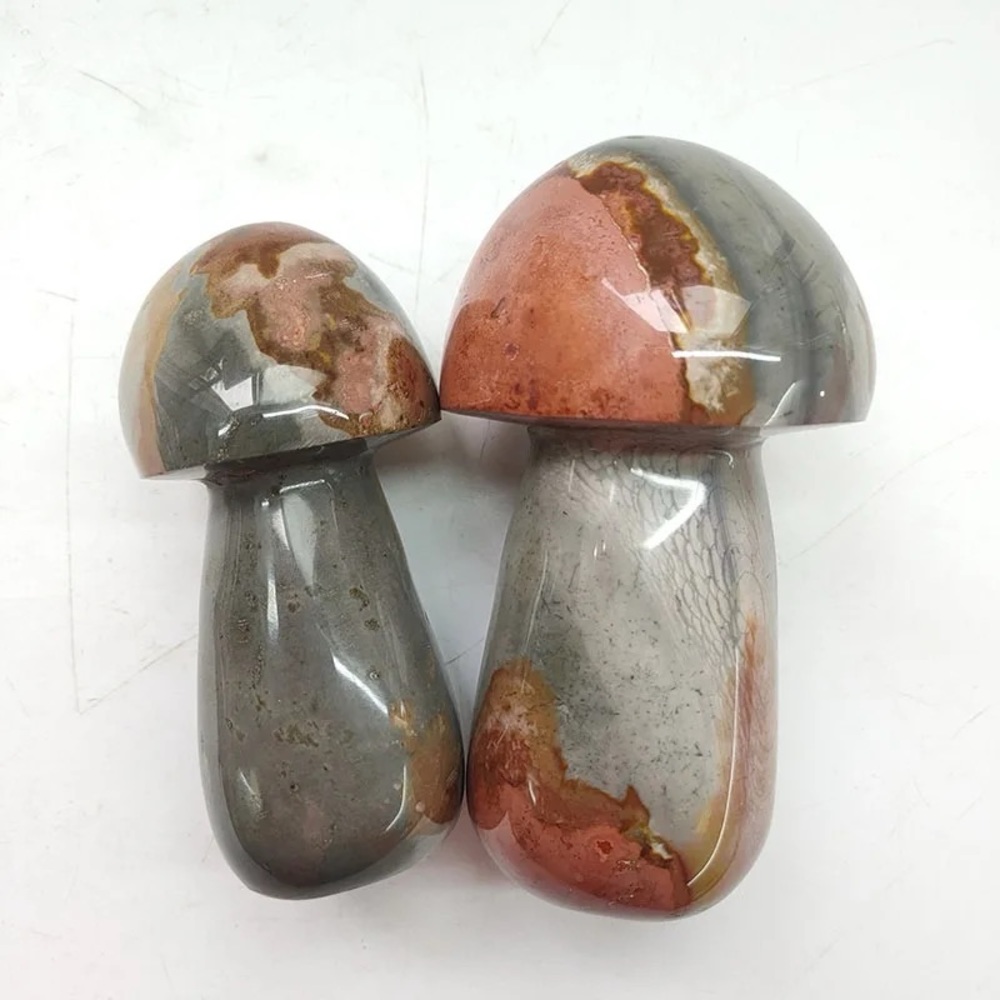 Ocean Stone Jasper Crystal Mushroom - Picture 2 of 4